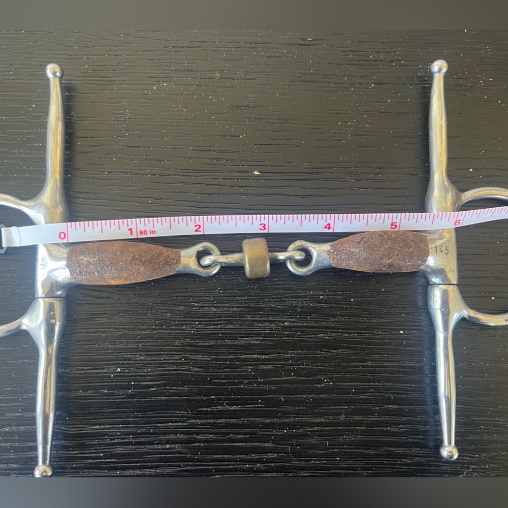 Custom Sweet Iron Full Cheek Horse Bit 5.25”